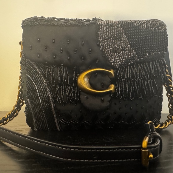 COACH FALL ‘25 RUNWAY BEADED TIMES SQUARE TABBY BAG!! - Picture 1 of 10